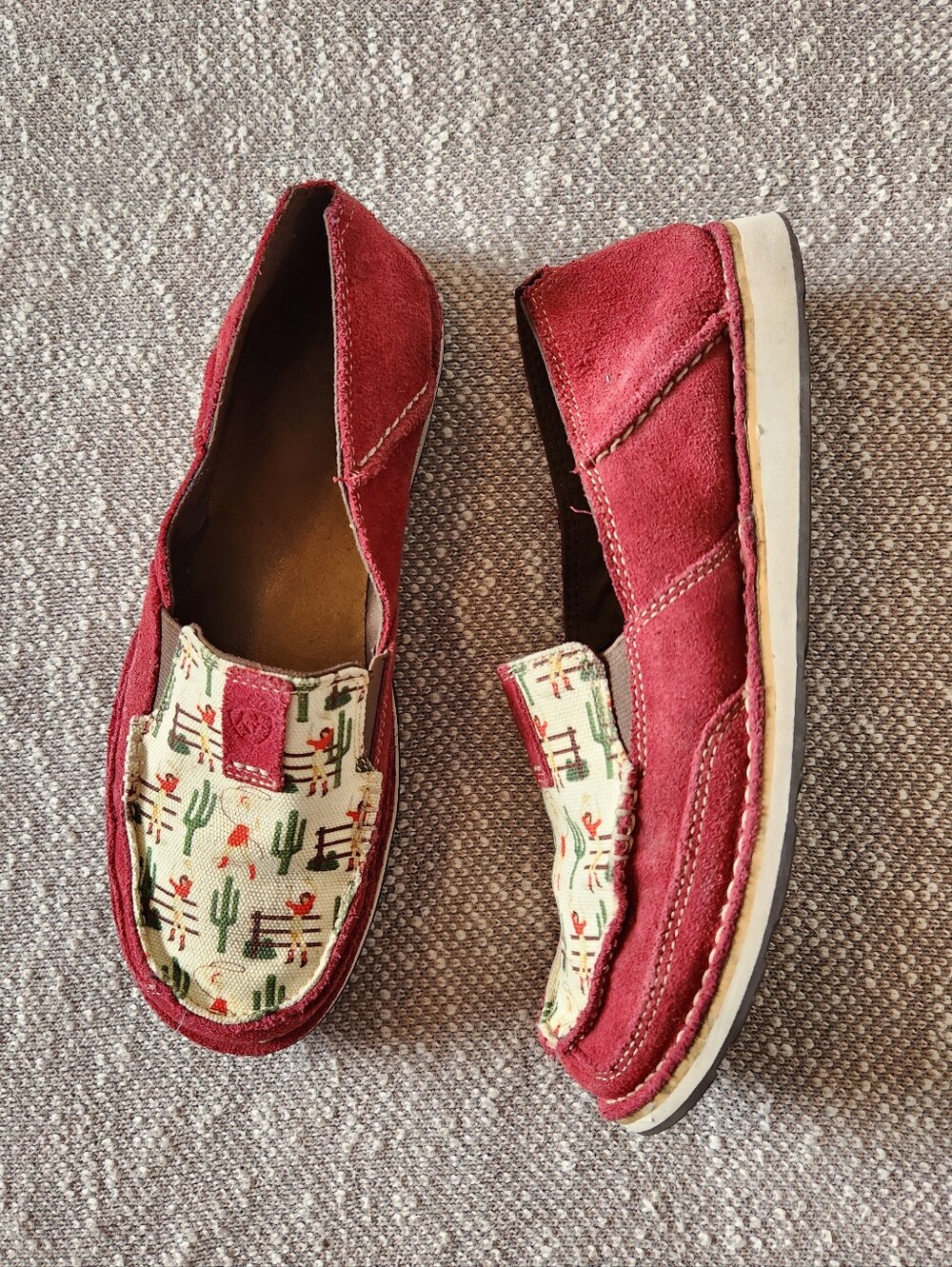 🔥 CLEARANCE Ariat Wmns Cruiser Suede Cowgirl Western Flats Slip On Shoes Sz 10